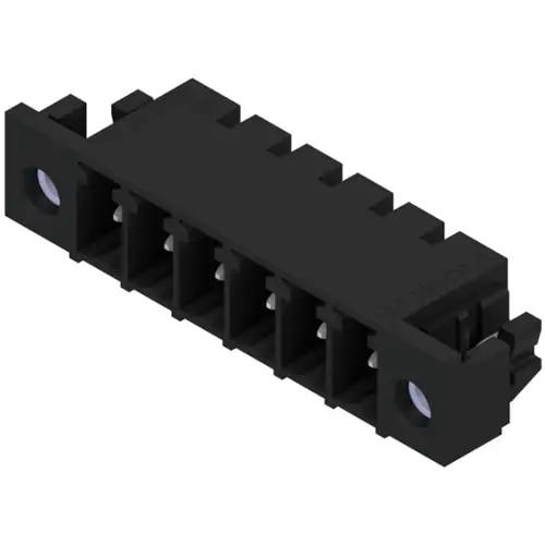 Kostenfreie Lieferung Stiftleiste, 6-polig, RM 3.81 mm, abgewinkelt, schwarz, 1862820000