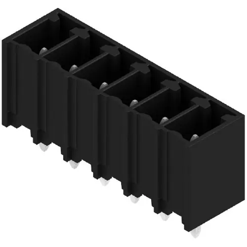 Stiftleiste, 6-polig, RM 3.81 mm, gerade, schwarz, 1863020000 Top-Seller