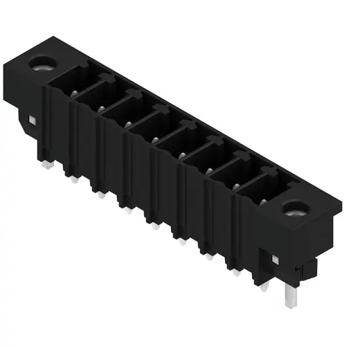 Stiftleiste, 8-polig, RM 3.81 mm, gerade, schwarz, 1863340000 Schneller Versand