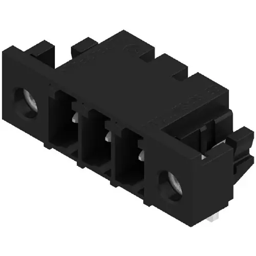 Sale Stiftleiste, 3-polig, RM 3.81 mm, abgewinkelt, schwarz, 1863680000