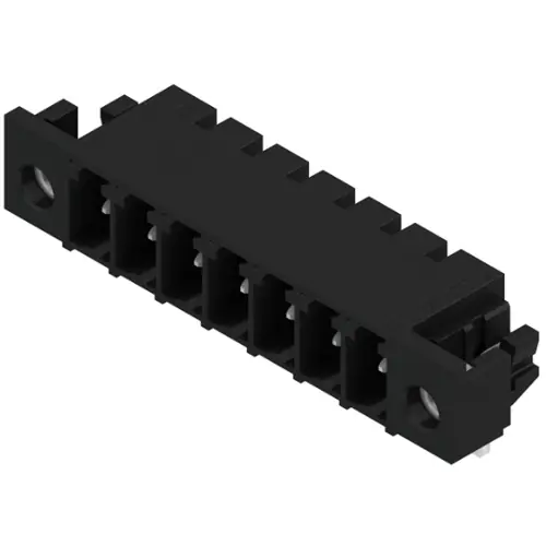 Sonderangebot Stiftleiste, 7-polig, RM 3.81 mm, abgewinkelt, schwarz, 1863740000
