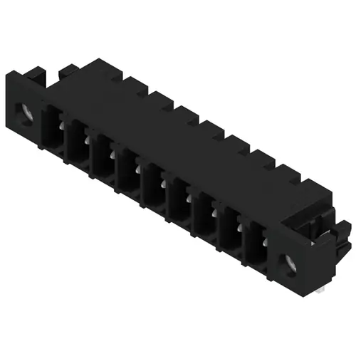 Jetzt Kaufen Stiftleiste, 9-polig, RM 3.81 mm, abgewinkelt, schwarz, 1863770000