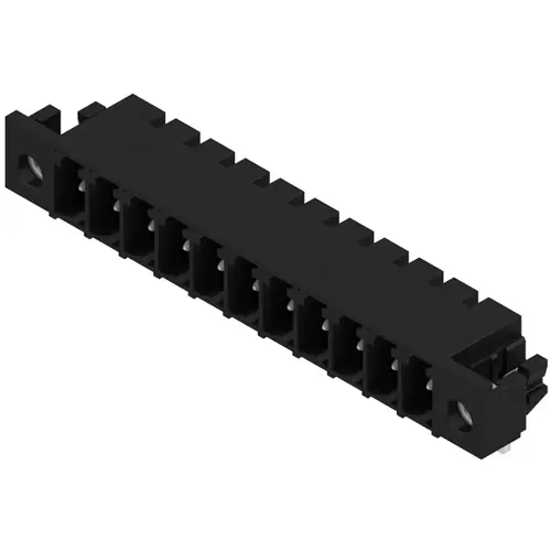 Stiftleiste, 11-polig, RM 3.81 mm, abgewinkelt, schwarz, 1863810000 Wochenendangebot