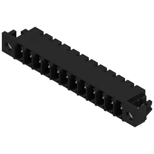 Stiftleiste, 12-polig, RM 3.81 mm, abgewinkelt, schwarz, 1863820000 Top-Angebot