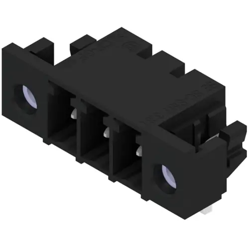 Finale Aktion Stiftleiste, 3-polig, RM 3.81 mm, abgewinkelt, schwarz, 1863970000