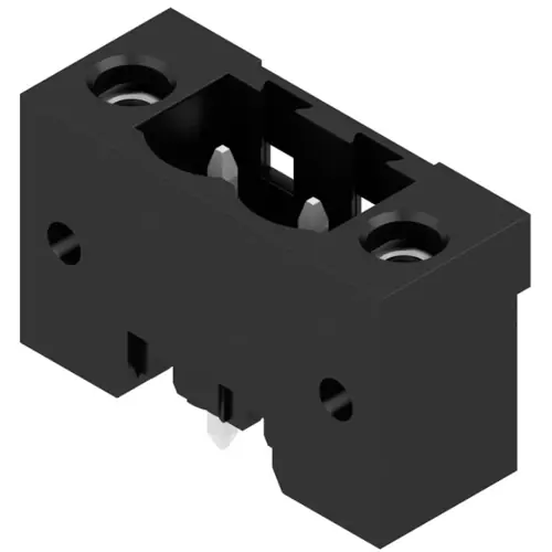 Zertifiziert Stiftleiste, 2-polig, RM 5.08 mm, gerade, schwarz, 1148490000