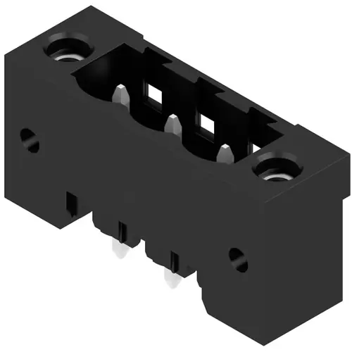 Jetzt Bestellen Stiftleiste, 3-polig, RM 5.08 mm, gerade, schwarz, 1148520000