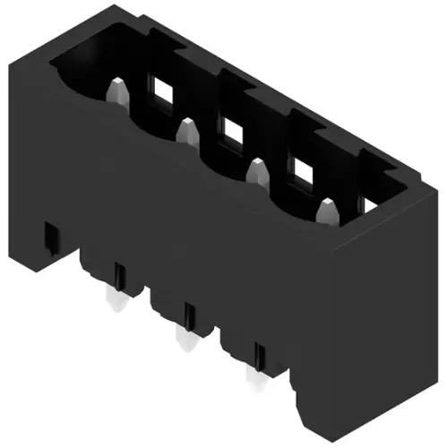 Stiftleiste, 4-polig, RM 5.08 mm, gerade, schwarz, 1148700000 Markenprodukt