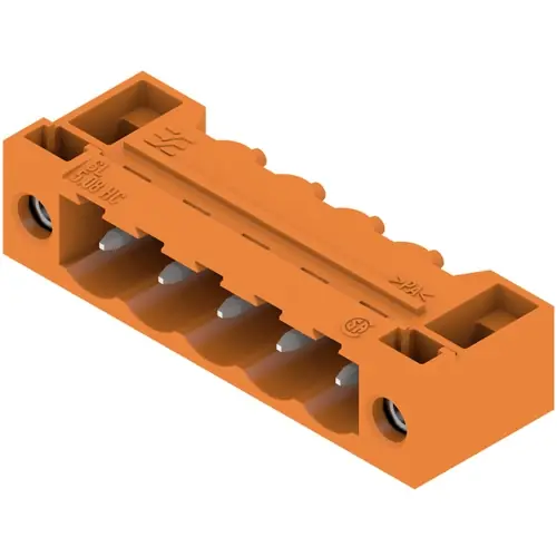 Stiftleiste, 5-polig, RM 5.08 mm, abgewinkelt, orange, 1148710000 Direktkauf