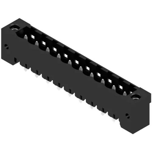 Stiftleiste, 10-polig, RM 5.08 mm, gerade, schwarz, 1148720000 Garantierte Lieferung