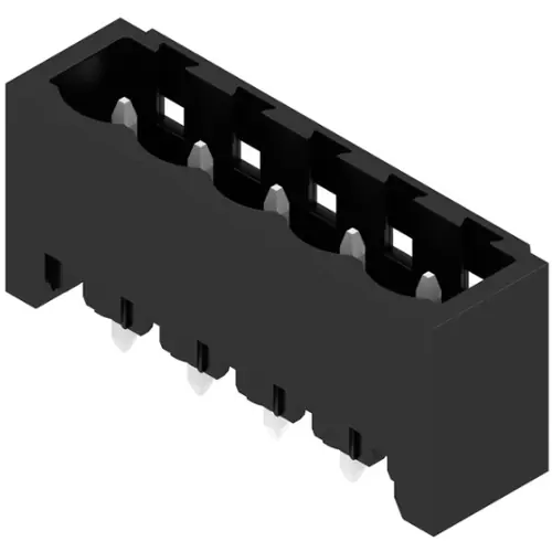 Billig Stiftleiste, 5-polig, RM 5.08 mm, gerade, schwarz, 1148730000