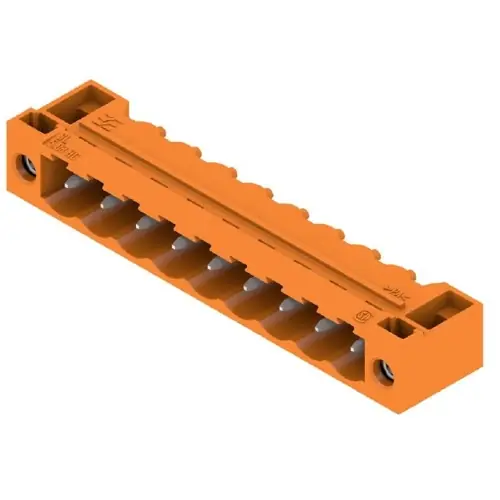 Stiftleiste, 9-polig, RM 5.08 mm, abgewinkelt, orange, 1148840000 Sofort Bestellen