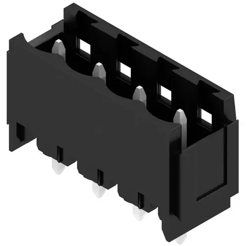 Stiftleiste, 4-polig, RM 5.08 mm, gerade, schwarz, 1149470000 Schneller Versand