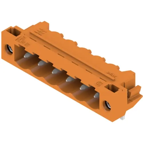 Sale Stiftleiste, 6-polig, RM 5.08 mm, abgewinkelt, orange, 1149510000