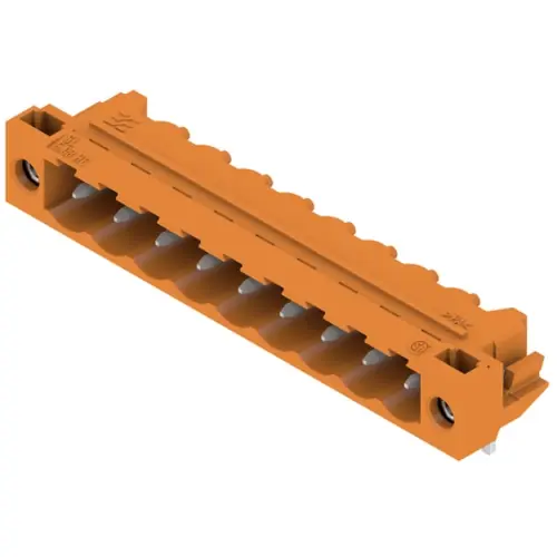 Kostenfreie Lieferung Stiftleiste, 9-polig, RM 5.08 mm, abgewinkelt, orange, 1149610000