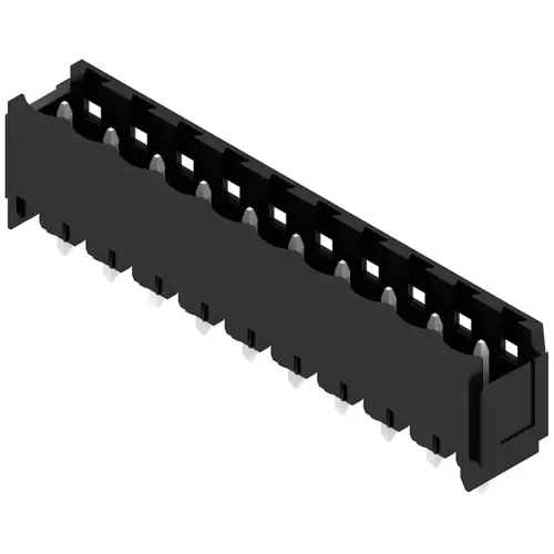 Stiftleiste, 10-polig, RM 5.08 mm, gerade, schwarz, 1149670000 Abverkauf