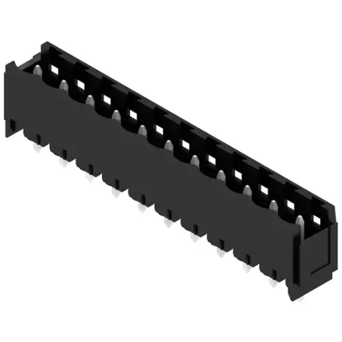 Solange Der Vorrat Reicht Stiftleiste, 11-polig, RM 5.08 mm, gerade, schwarz, 1149700000
