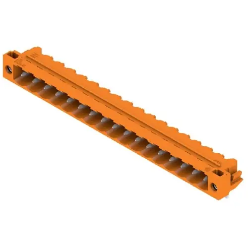 Saisonangebot Stiftleiste, 17-polig, RM 5.08 mm, abgewinkelt, orange, 1149880000