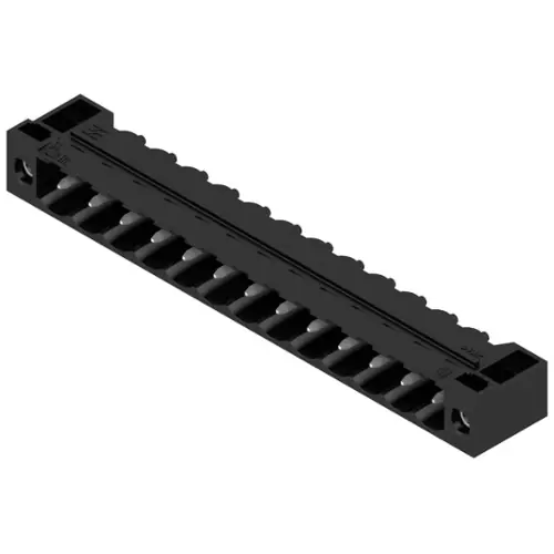 Stiftleiste, 13-polig, RM 5.08 mm, abgewinkelt, schwarz, 1150210000 Neu Im Sortiment