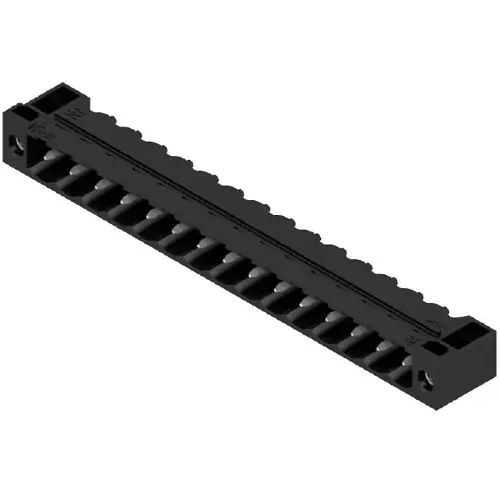 Sonderaktion Stiftleiste, 15-polig, RM 5.08 mm, abgewinkelt, schwarz, 1150230000