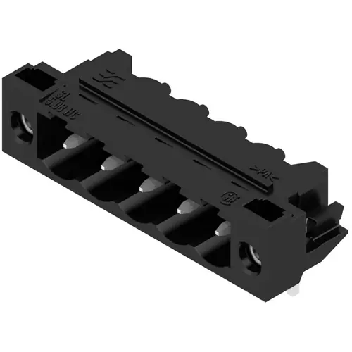 Direktkauf Stiftleiste, 5-polig, RM 5.08 mm, abgewinkelt, schwarz, 1150380000