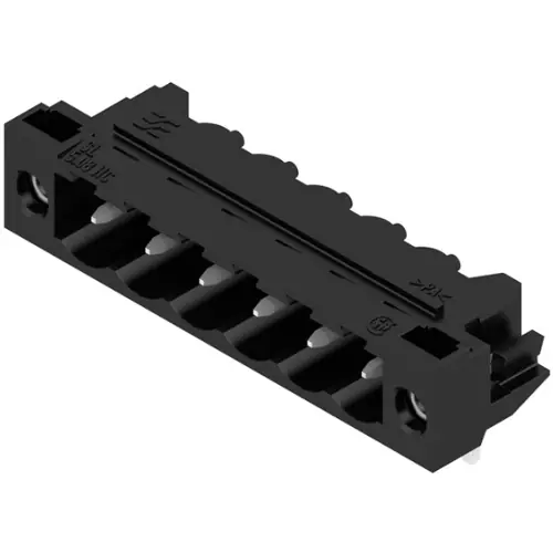 Kostenloser Versand Stiftleiste, 6-polig, RM 5.08 mm, abgewinkelt, schwarz, 1150390000