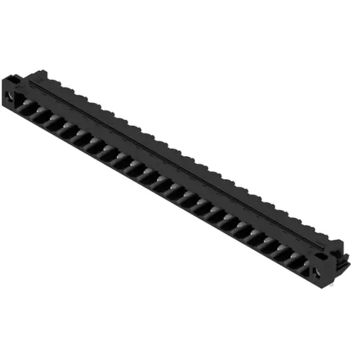 Kracherpreis Stiftleiste, 22-polig, RM 5.08 mm, abgewinkelt, schwarz, 1150570000