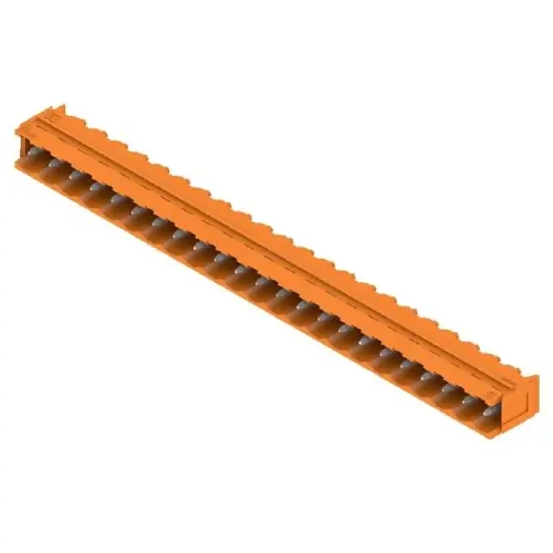 Preisknaller Stiftleiste, 23-polig, RM 5.08 mm, abgewinkelt, orange, 1155010000