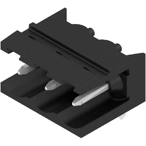 Stiftleiste, 3-polig, RM 5.08 mm, abgewinkelt, schwarz, 1155040000 Bestpreis