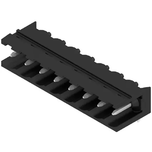 Stiftleiste, 8-polig, RM 5.08 mm, abgewinkelt, schwarz, 1155090000 Neuheit