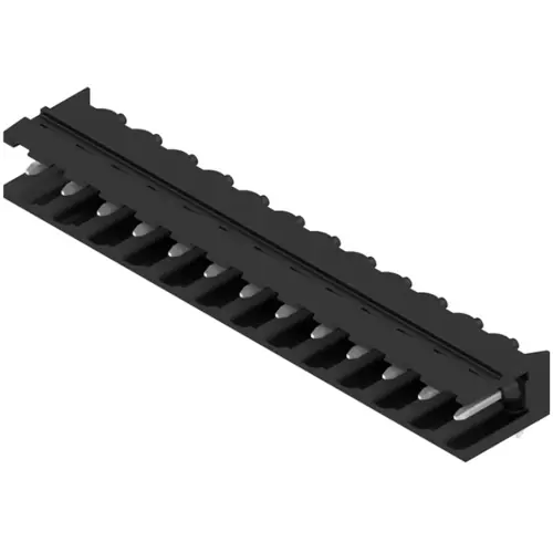 Schneller Versand Stiftleiste, 13-polig, RM 5.08 mm, abgewinkelt, schwarz, 1155170000