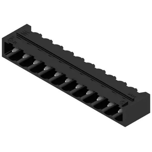 Stiftleiste, 11-polig, RM 5.08 mm, abgewinkelt, schwarz, 1155420000 Begrenztes Angebot