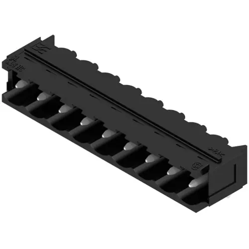 Stiftleiste, 9-polig, RM 5.08 mm, abgewinkelt, schwarz, 1155650000 Schnäppchen