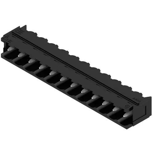 Stiftleiste, 12-polig, RM 5.08 mm, abgewinkelt, schwarz, 1155690000 Heißes Angebot