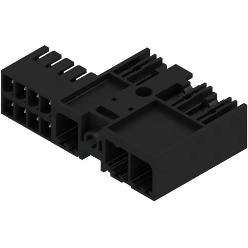 Direktkauf Stiftleiste, 3-polig, RM 7.62 mm, abgewinkelt, schwarz, 1156180000