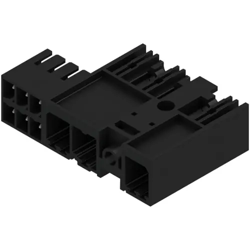 Schneller Versand Stiftleiste, 3-polig, RM 7.62 mm, abgewinkelt, schwarz, 1156200000