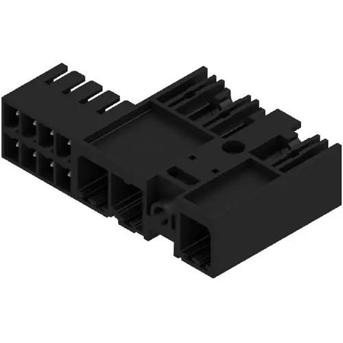 Markenware Stiftleiste, 3-polig, RM 7.62 mm, abgewinkelt, schwarz, 1156210000