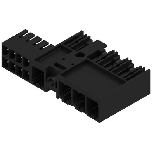 Stiftleiste, 4-polig, RM 7.62 mm, abgewinkelt, schwarz, 1156280000 Sonderangebot