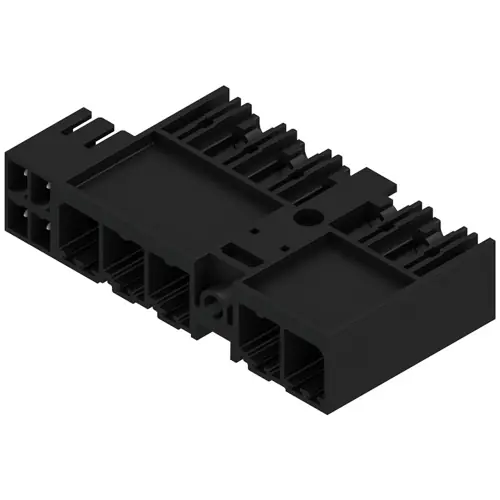 Stiftleiste, 5-polig, RM 7.62 mm, abgewinkelt, schwarz, 1156300000 Markenprodukt
