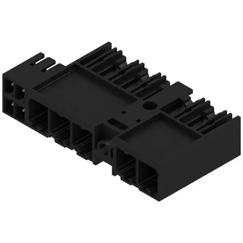 Billig Stiftleiste, 5-polig, RM 7.62 mm, abgewinkelt, schwarz, 1156370000