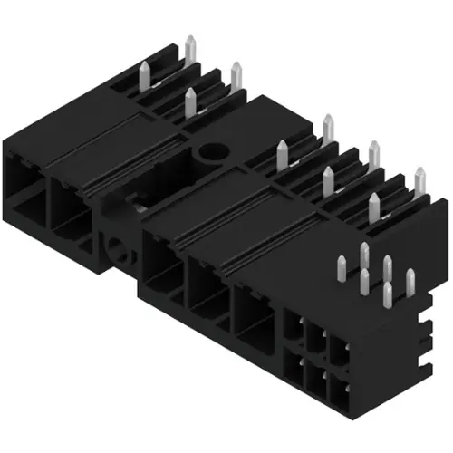 Stiftleiste, 5-polig, RM 7.62 mm, abgewinkelt, schwarz, 1156390000 Top-Seller