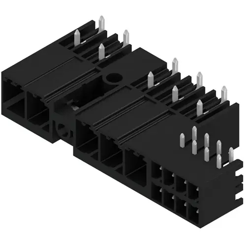 Garantierte Lieferung Stiftleiste, 5-polig, RM 7.62 mm, abgewinkelt, schwarz, 1156410000