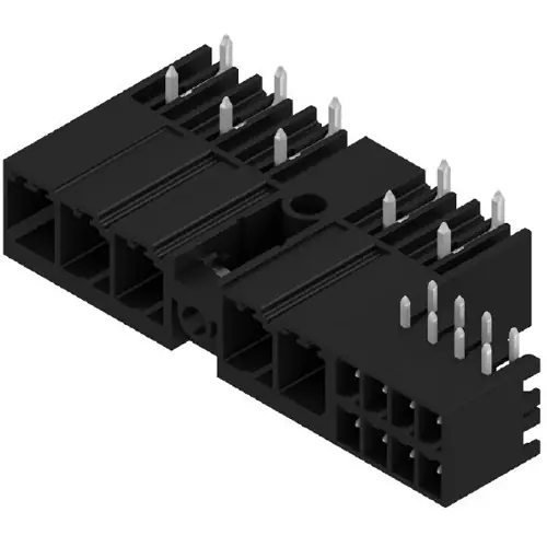 Stiftleiste, 5-polig, RM 7.62 mm, abgewinkelt, schwarz, 1156430000 Kostenloser Versand