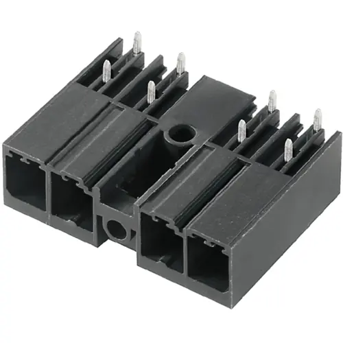 Stiftleiste, 3-polig, RM 7.62 mm, abgewinkelt, schwarz, 1156510000 Highlight