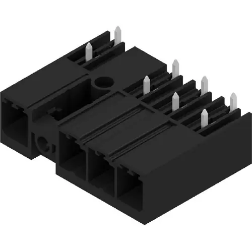 Stiftleiste, 4-polig, RM 7.62 mm, abgewinkelt, schwarz, 1156520000 Meistverkauft