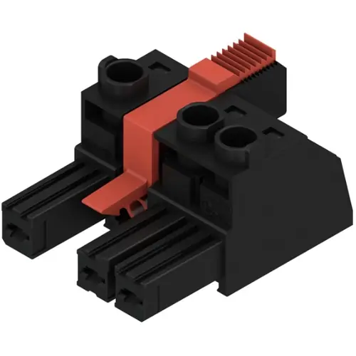 Buchsenleiste, 3-polig, RM 7.62 mm, gerade, schwarz, 1156730000 Billig