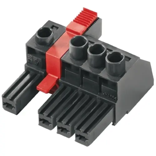 Neu Im Sortiment Buchsenleiste, 4-polig, RM 7.62 mm, gerade, schwarz, 1156750000