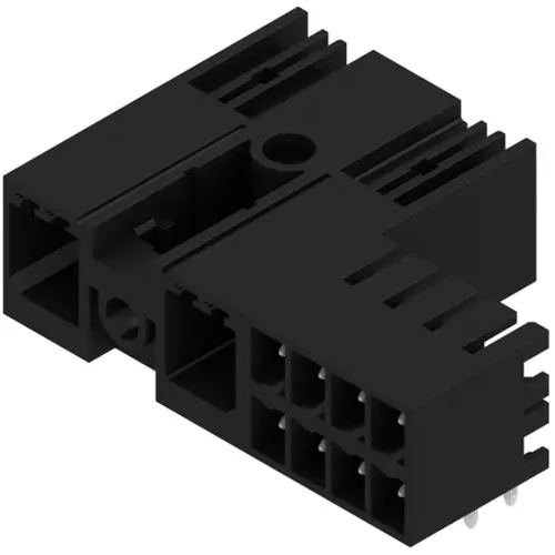 Stiftleiste, 2-polig, RM 7.62 mm, abgewinkelt, schwarz, 1156820000 Versand Am Gleichen Tag