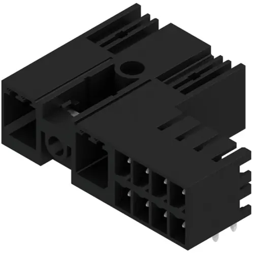 Top-Seller Stiftleiste, 2-polig, RM 7.62 mm, abgewinkelt, schwarz, 1156830000