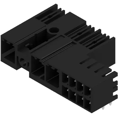 Stiftleiste, 3-polig, RM 7.62 mm, abgewinkelt, schwarz, 1156840000 Zertifiziert